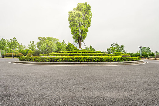 南京公园园林建筑道路