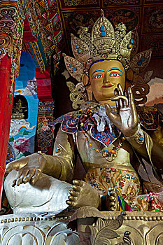 雕塑,佛,寺院,四川,中国