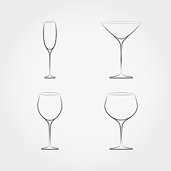 红葡萄酒杯图片