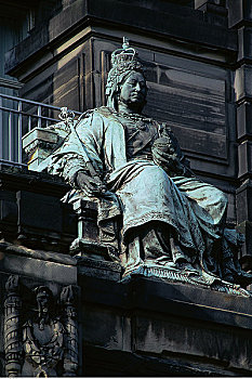 雕塑,建筑,格拉斯哥,苏格兰