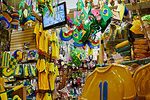 圣保罗,巴西,旗帜,商品