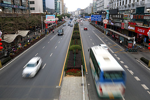 城市街道街景