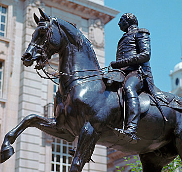 骑马雕像,乔治三世,19世纪,艺术家