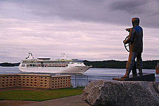 游船,雕塑,王子,不列颠哥伦比亚省,加拿大
