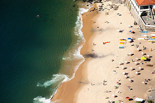 航拍,海滩,附近,家,里约热内卢,巴西