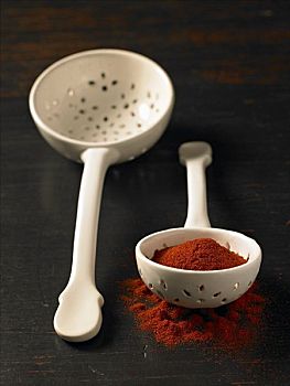 红辣椒,篦式漏勺