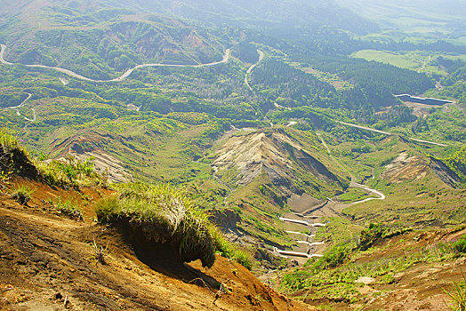 风景,山,熊本,日本