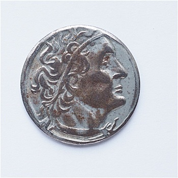 老,希腊,硬币