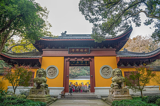 杭州永福禅寺福田花雨