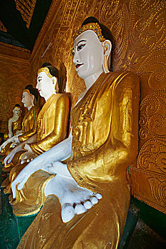佛像,缅甸,亚洲