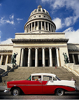 古董车,哈瓦那,古巴