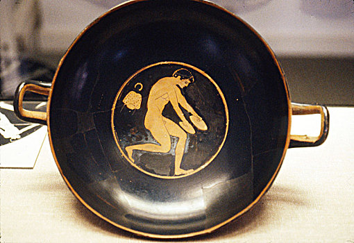 运动员,特写,希腊人,6世纪,世纪