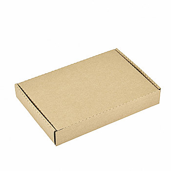 瓦楞纸包装盒白底