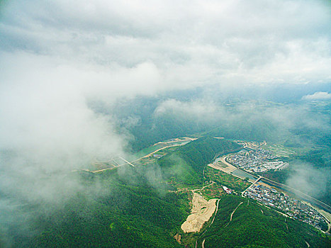 航拍,全景,云海