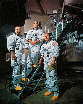 全体人员,阿波罗8号,正面
