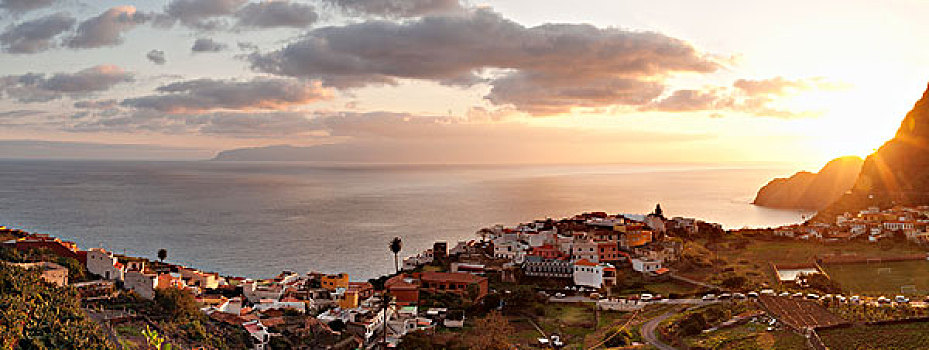 海滨城镇,加纳利群岛,西班牙,欧洲