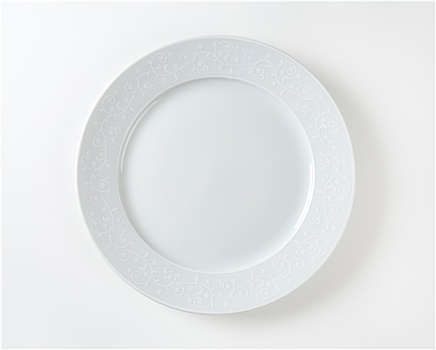 白色,餐盘,装饰,边缘
