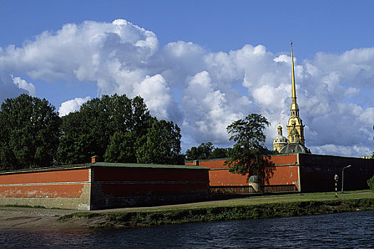 俄罗斯,彼得斯堡,要塞