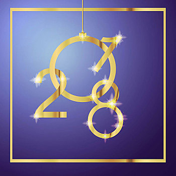 金色,新年快樂,圣誕節,邀請