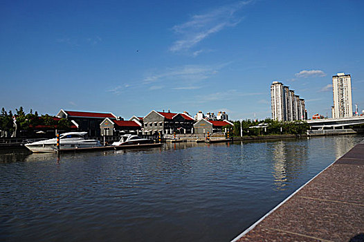 上海,长宁路,苏州河,游艇码头,游艇会