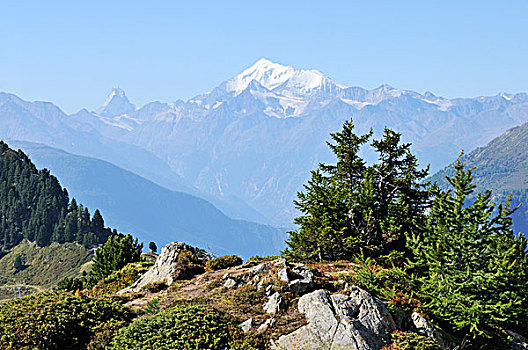 山,马塔角,山峦,瓦莱,瑞士,欧洲