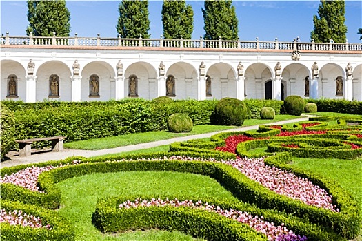 花园,宫殿,捷克共和国