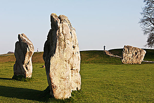 世界遗产,新石器时代,纪念建筑,石头,圆,乡村,威尔特,英格兰,英国