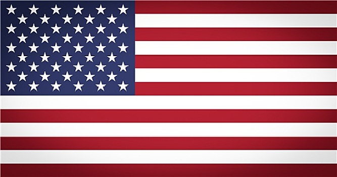 旗帜,美国,虚光照