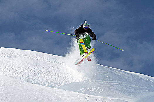 中年,男人,跳台滑雪,奥地利