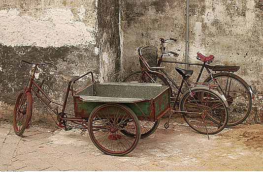 自行车,街上,江苏,中国