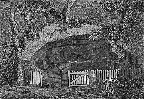 洞,靠近,1786年,艺术家