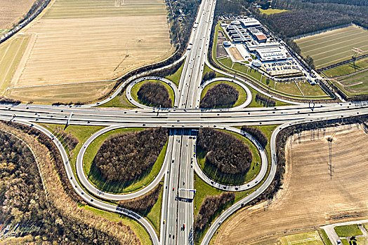 高速公路,连通,北莱茵威斯特伐利亚,德国,欧洲