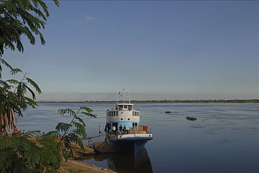 巴拉圭,船,康塞普西翁