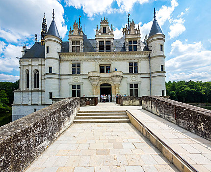城堡,舍农索城堡,卢瓦尔河,中心,区域,法国,欧洲