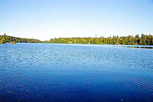漂亮,蓝湖,芬兰