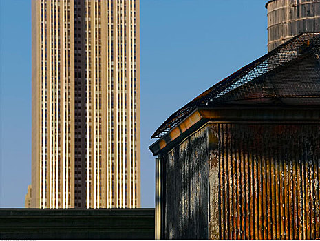 帝国大厦,屋顶,纽约,美国