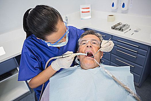 牙医,检查,工具