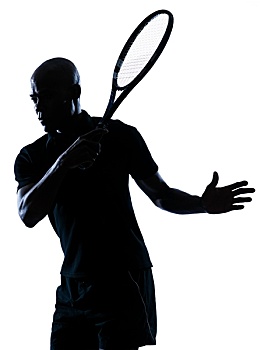 男人,网球手,正手