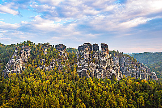 砂岩,山,国家公园,撒克逊瑞士,萨克森,德国,欧洲