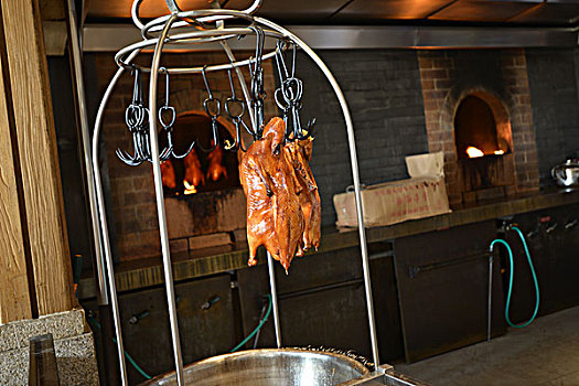 美食摄影北京烤鸭焖炉烤鸭肉