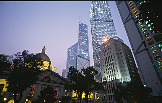 中国银行,房子,中心,香港,中国