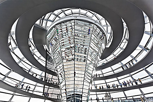 圆顶,德国国会大厦,柏林,德国