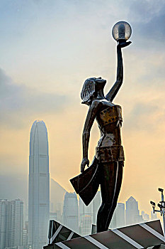 仿制,香港,奖,小雕像,星光大道,九龙,中国