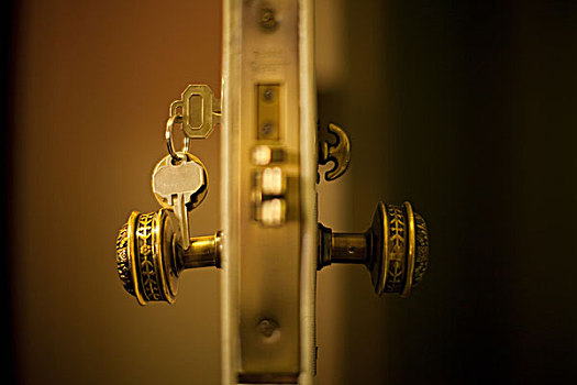 钥匙,客房,门