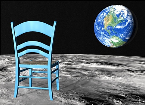 椅子,月亮