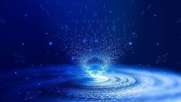 宇宙粒子漩涡互联网科学技术大数据背景