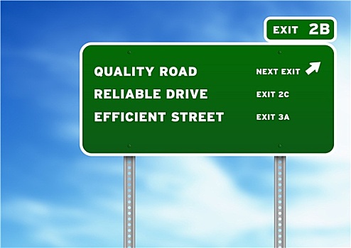 品质,可靠,效率,公路,标识