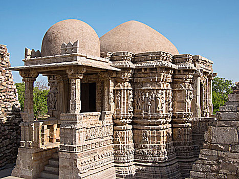 太阳穴,庙宇,堡垒,拉贾斯坦邦,印度