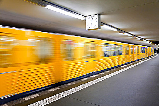 移动,地铁,拉拽,车站,新,柏林,德国,2007年