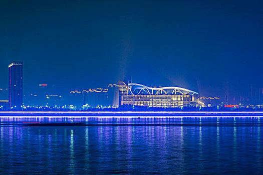 杭州国际博览中心夜景